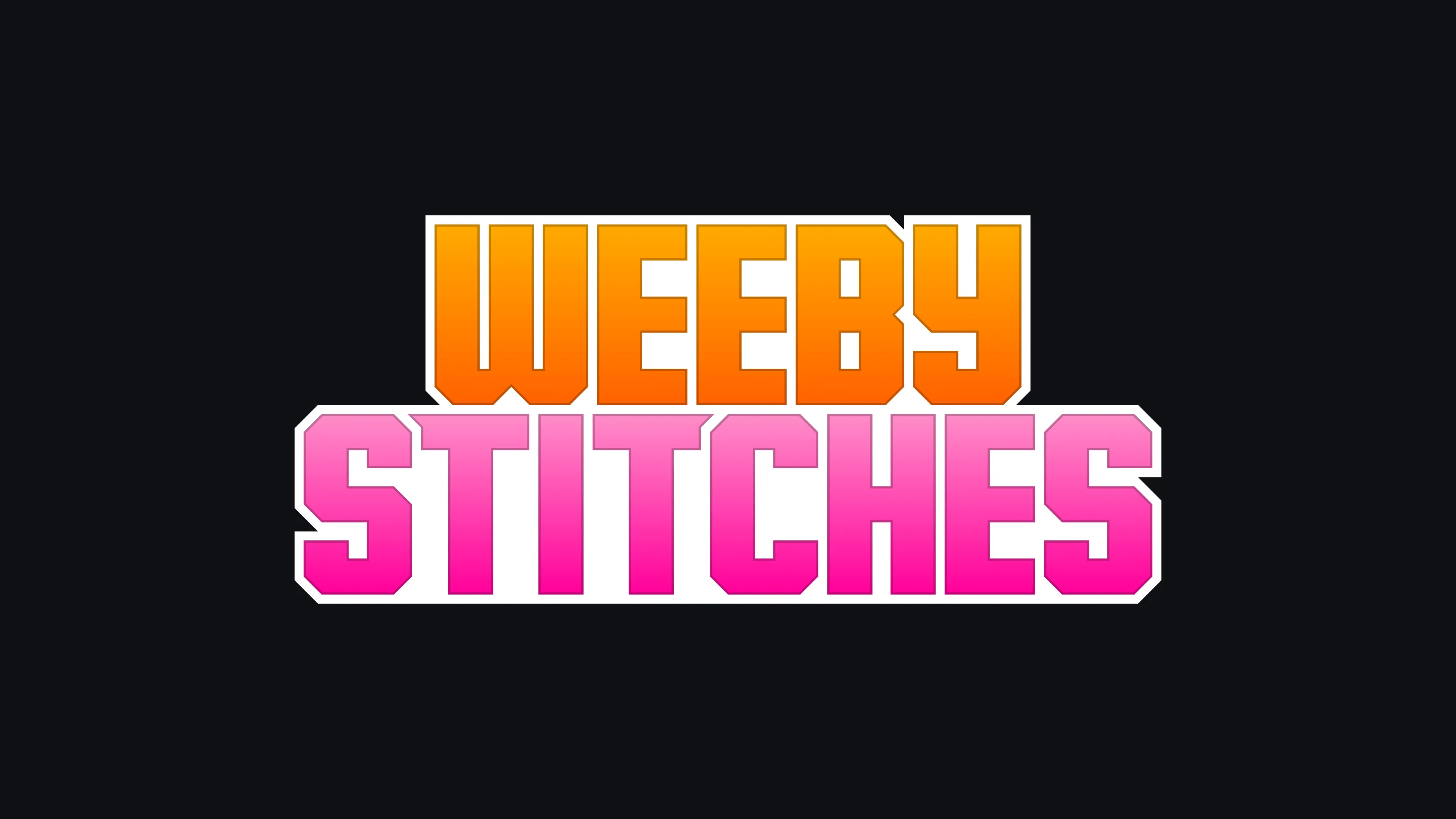 Weeby Stitches wordmark.